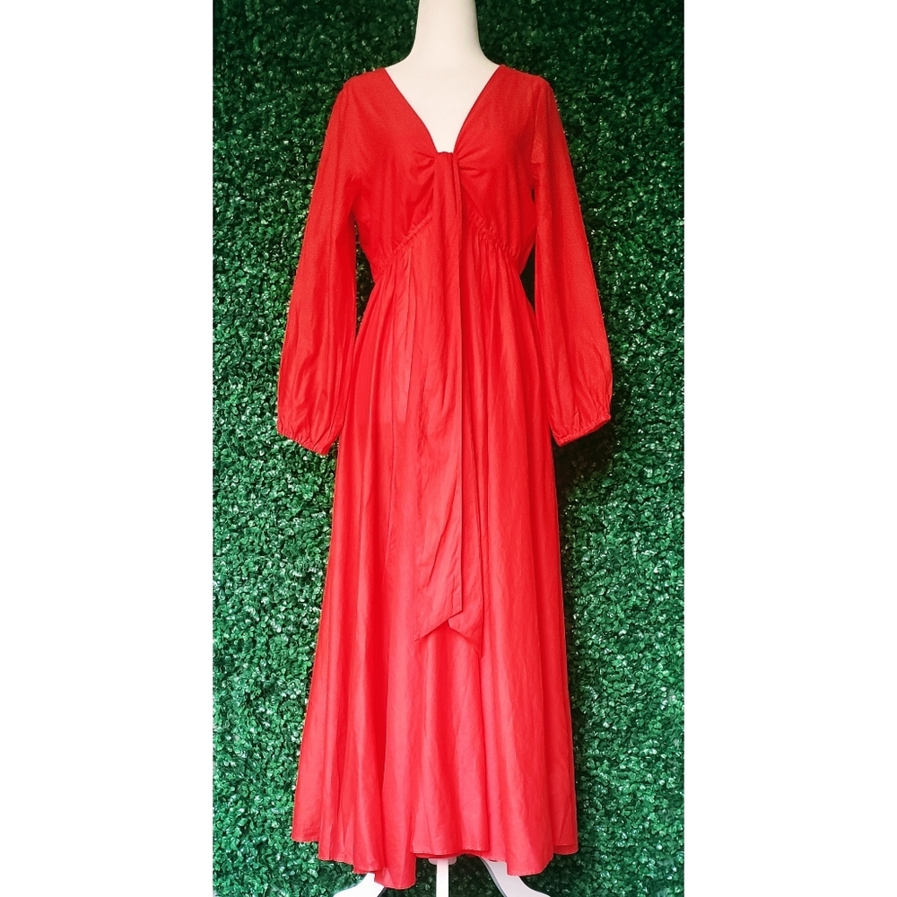 23. J.Crew Tie-front cotton-voile maxi dress